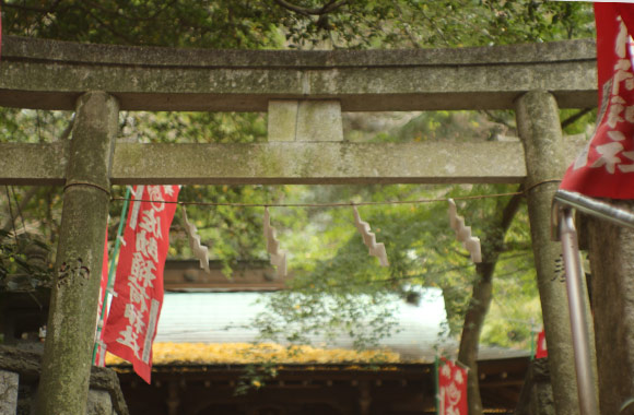 1. 入口の鳥居をくぐる前に会釈をして境内に入ります。